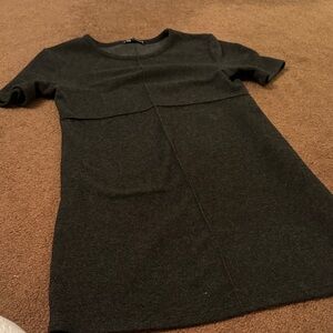 Zara Dark Gray Short Sleeve Dress